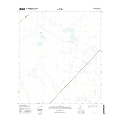 2016 Map of Vidaurri, 2016 Print