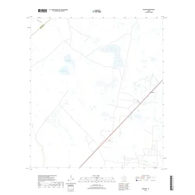 2019 Map of Vidaurri, 2019 Print