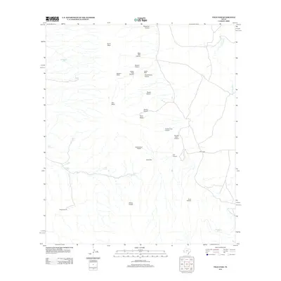 2012 Map of Vieja Pass, 2012 Print