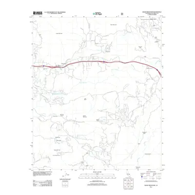 2012 Map of Viejas Mountain, 2012 Print