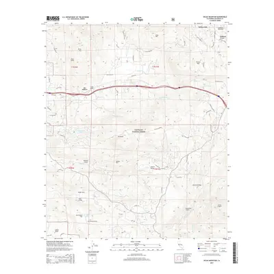 2015 Map of Viejas Mountain, 2015 Print