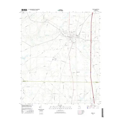 2017 Map of Vienna, 2017 Print
