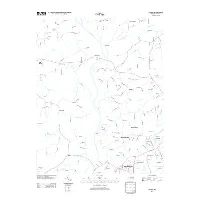 2013 Map of Vienna, 2013 Print