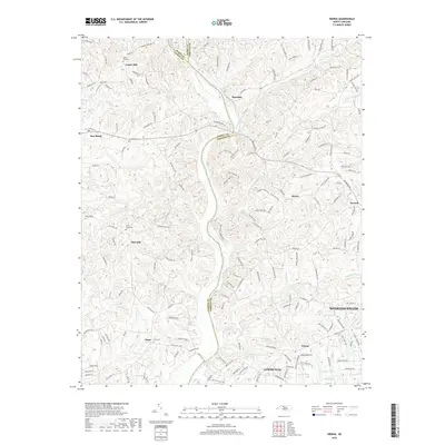 2019 Map of Vienna, 2019 Print