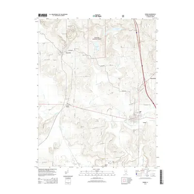 2015 Map of Vienna, 2015 Print