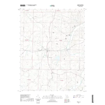 2017 Map of Vienna, 2017 Print