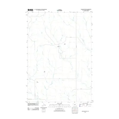2012 Map of Vig Buttes, 2012 Print