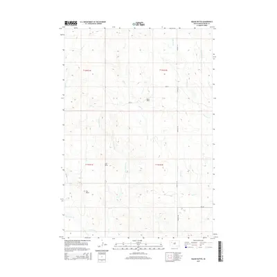 2015 Map of Vig Buttes, 2015 Print
