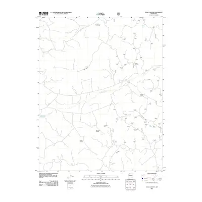 2011 Map of Vigas Canyon, 2011 Print