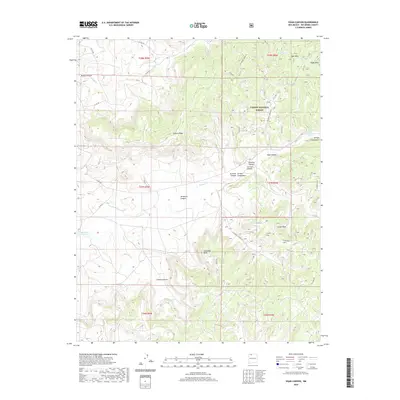 2020 Map of Vigas Canyon, 2020 Print