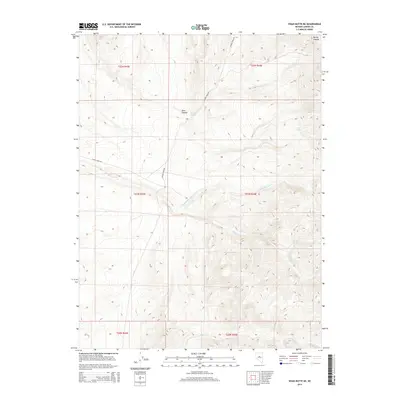 2014 Map of Vigus Butte NE, 2014 Print
