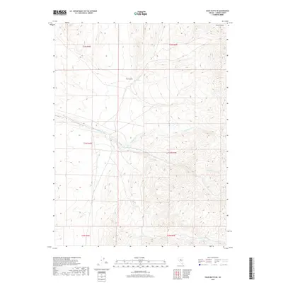 2018 Map of Vigus Butte NE, 2018 Print