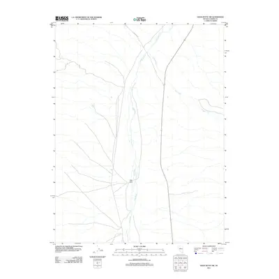 2011 Map of Vigus Butte NW, 2011 Print
