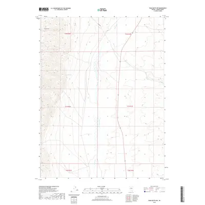 2018 Map of Vigus Butte NW, 2018 Print