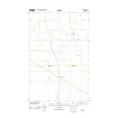 2013 Map of Viking, 2013 Print