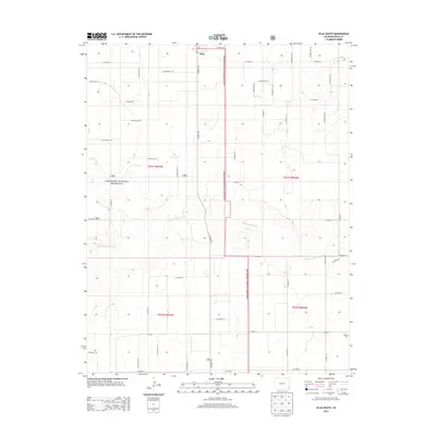 2013 Map of Vilas South, 2013 Print
