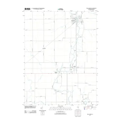 2012 Map of Villa Grove, 2012 Print