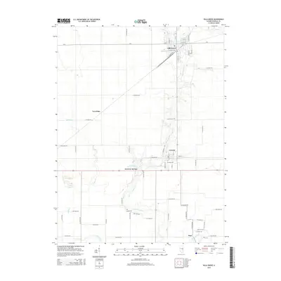 2015 Map of Villa Grove, 2015 Print