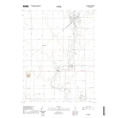 2021 Map of Villa Grove, 2021 Print