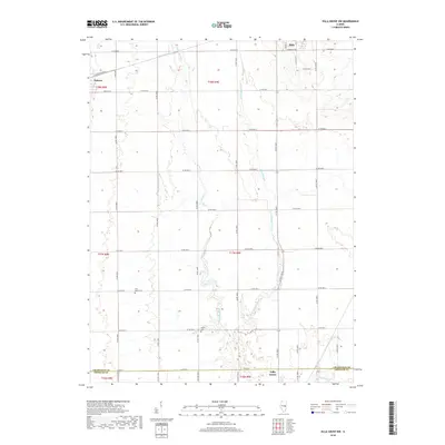 2018 Map of Villa Grove NW, 2018 Print