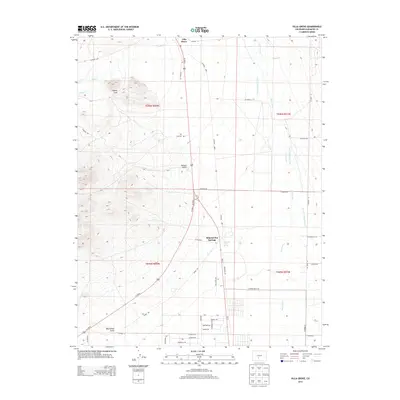 2013 Map of Villa Grove, 2013 Print