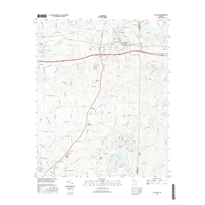 2017 Map of Villa Rica, 2017 Print