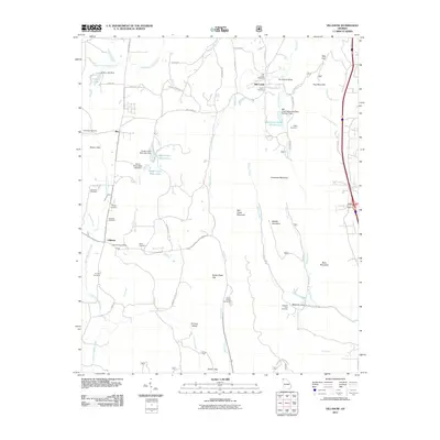 2011 Map of Villanow, 2011 Print