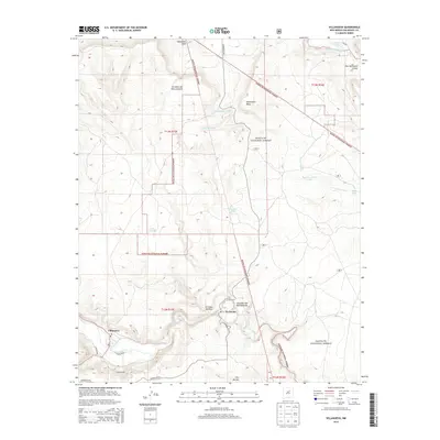 2013 Map of Villanueva, 2013 Print