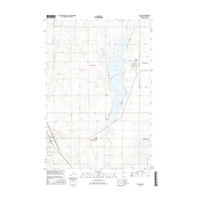 2016 Map of Villard, 2016 Print