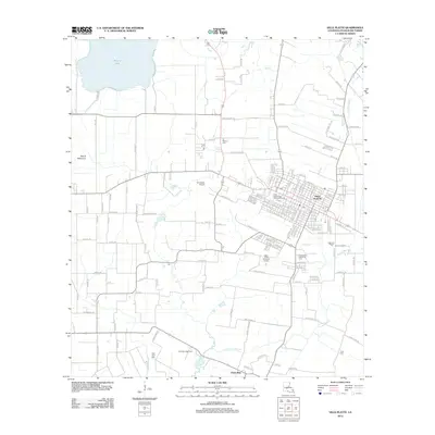 2012 Map of Ville Platte, 2012 Print