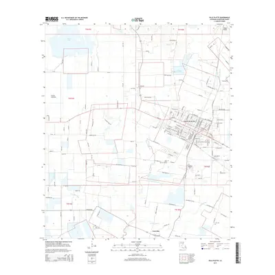 2015 Map of Ville Platte, 2015 Print