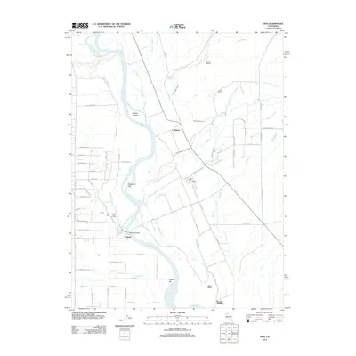 2012 Map of Vina, 2012 Print