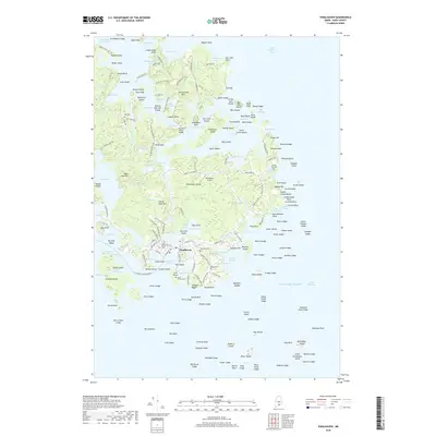 2018 Map of Vinalhaven, 2018 Print