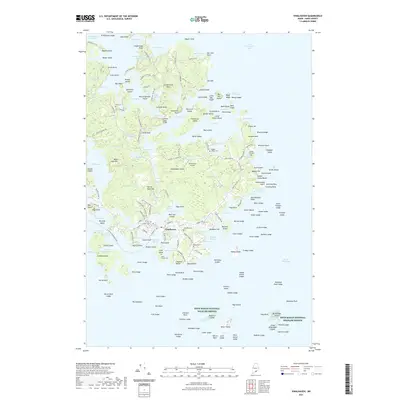 2021 Map of Vinalhaven, 2021 Print