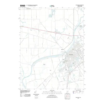 2010 Map of Vincennes, 2010 Print
