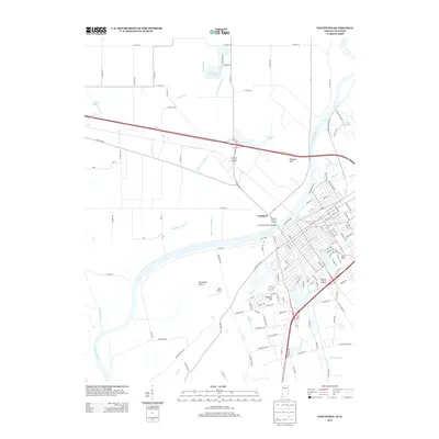 2013 Map of Vincennes, 2013 Print