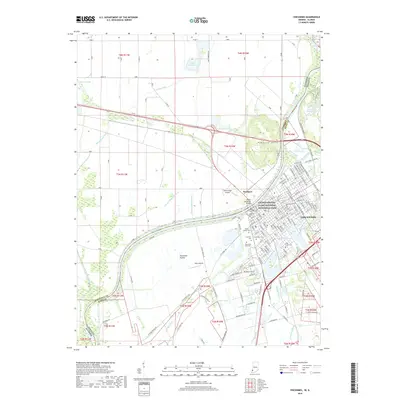 2019 Map of Vincennes, 2019 Print