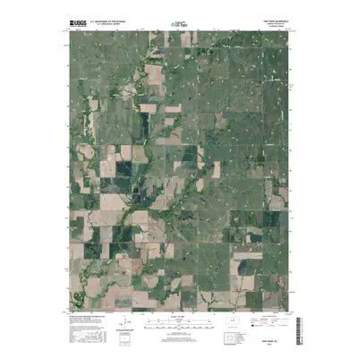 2015 Map of Vine Creek, 2015 Print