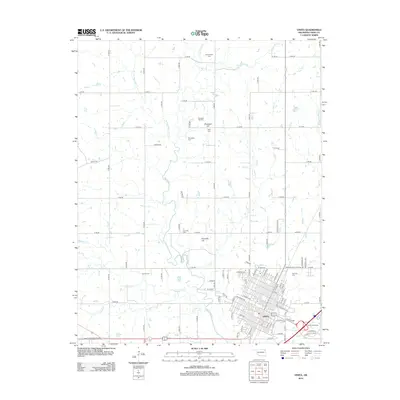 2012 Map of Vinita, 2012 Print