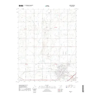 2019 Map of Vinita, 2019 Print