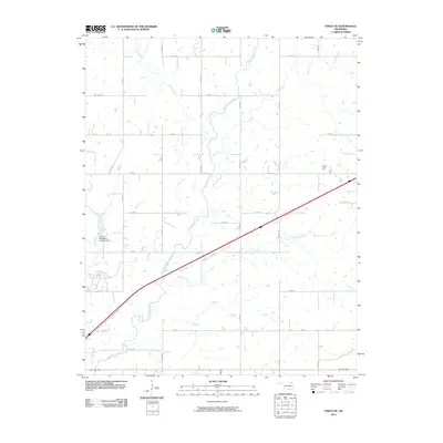 2010 Map of Vinita NE, 2010 Print