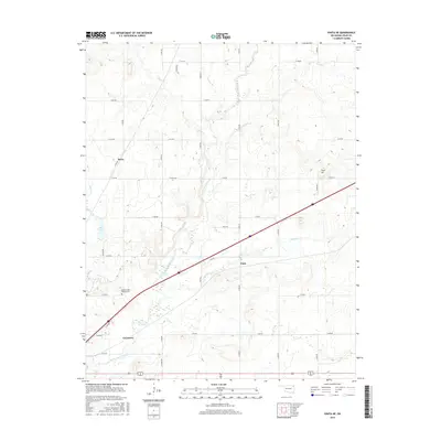 2016 Map of Vinita NE, 2016 Print