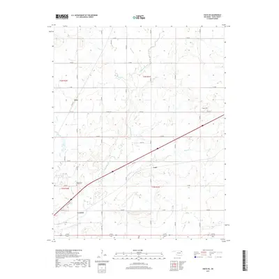 2019 Map of Vinita NE, 2019 Print