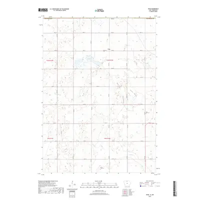 2018 Map of Vinje, 2018 Print