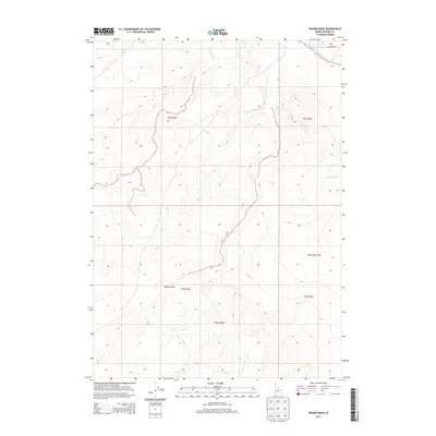 2013 Map of Vinson Wash, 2013 Print