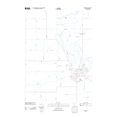 2013 Map of Vinton, 2013 Print