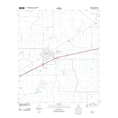 2012 Map of Vinton, 2012 Print
