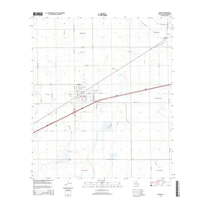 2015 Map of Vinton, 2015 Print