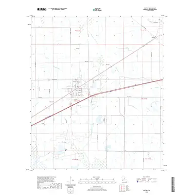 2018 Map of Vinton, 2018 Print