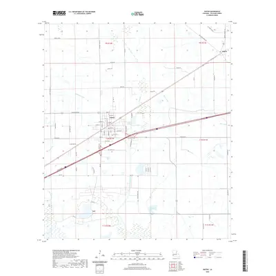 2020 Map of Vinton, 2020 Print